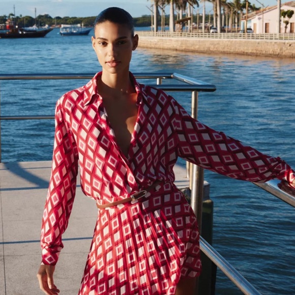 Geometric Patterned blouse - Picture 5 of 6